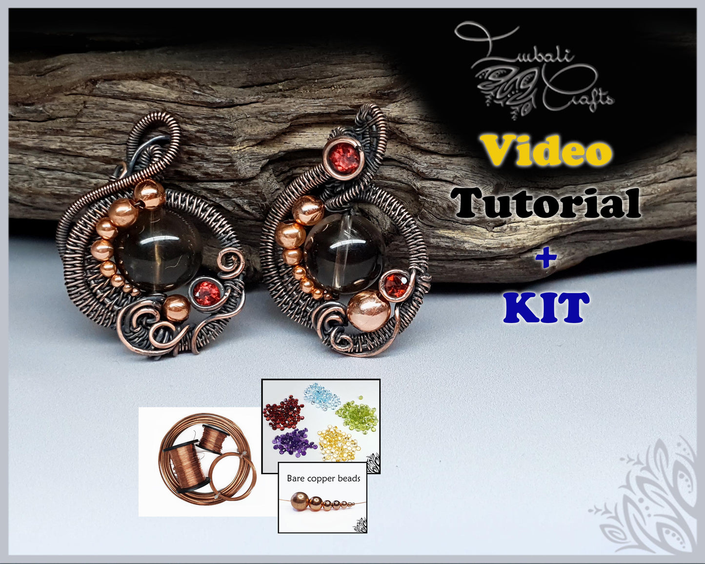 Kit + VIDEO tutorial - Runa pendant