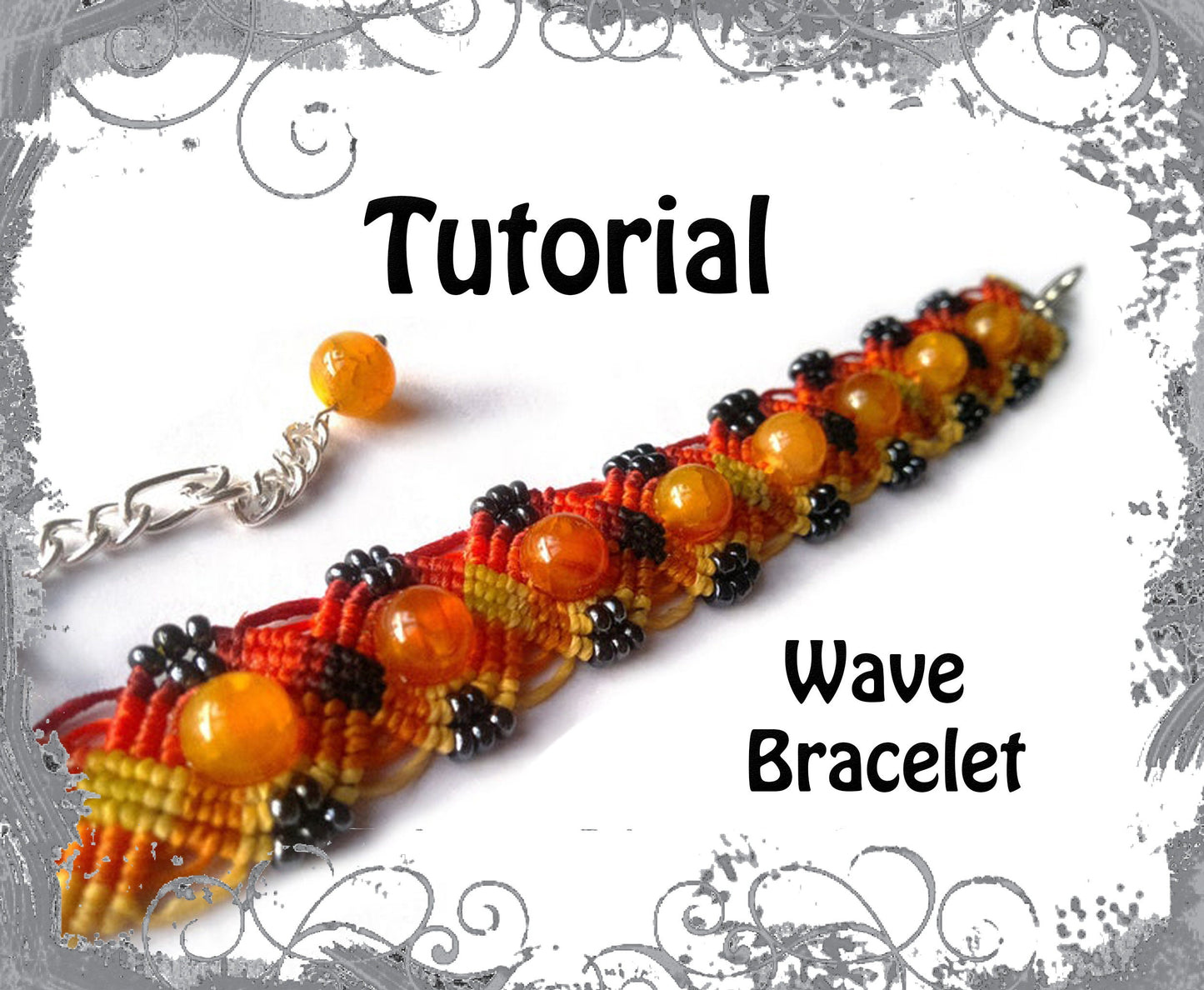 TUTORIAL - Micro Macrame Wave Bracelet Pattern