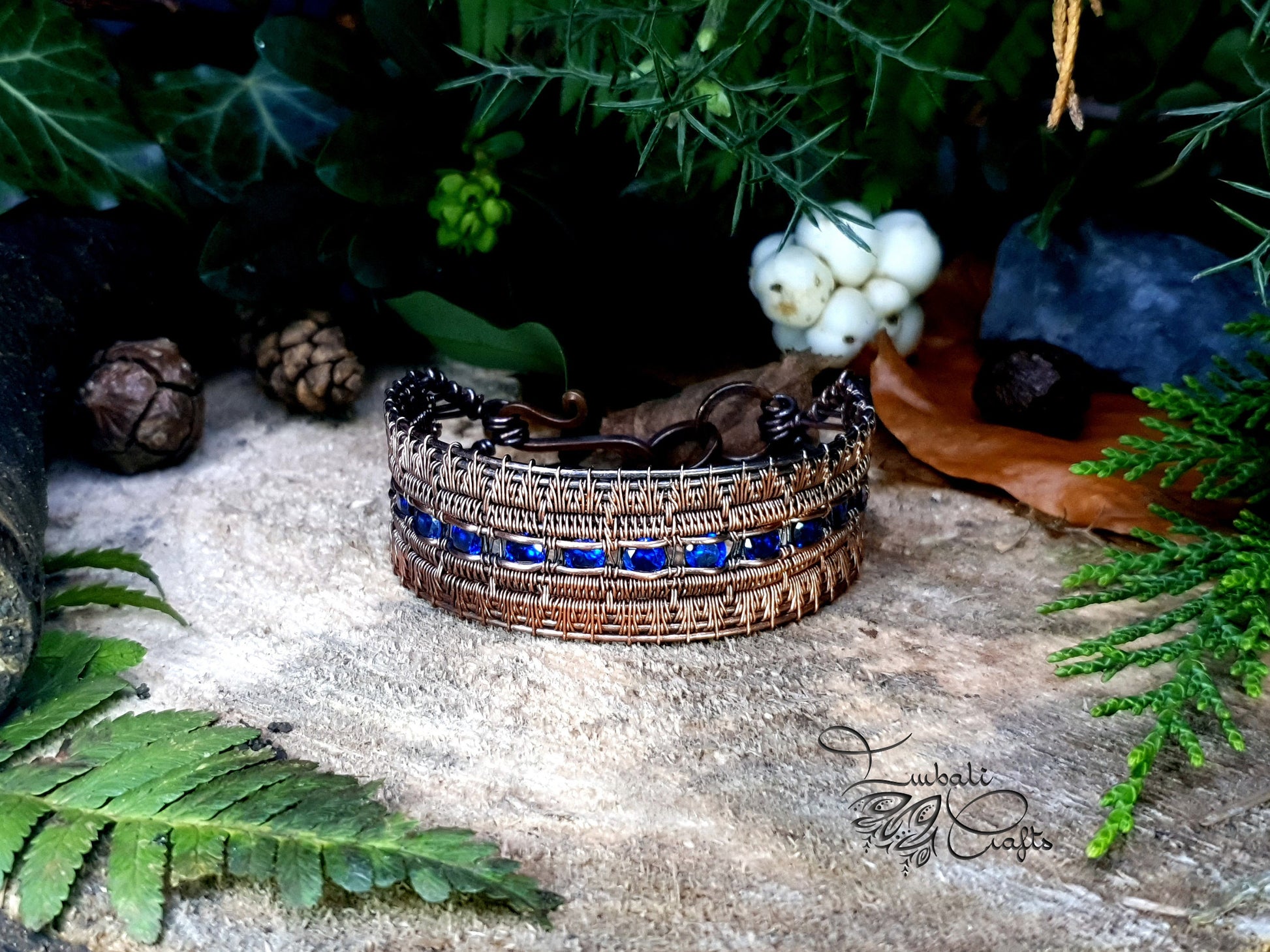 TUTORIAL - Channel set cuff bracelet - wire weaving - woven bracelet tutorial - DIY jewellery - men's or ladies cuff bracelet tutorial