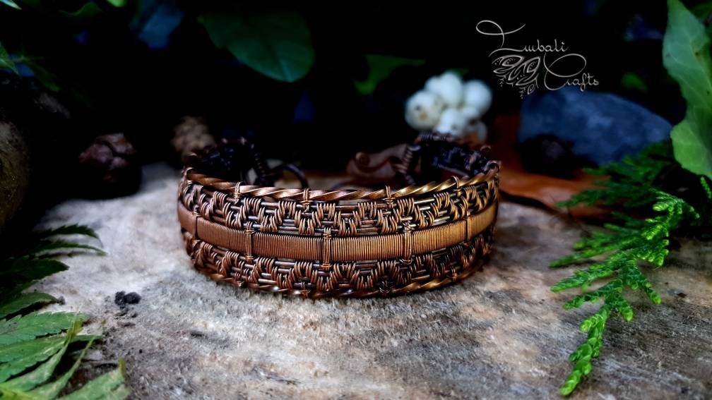 Copper bangle - cuff bracelet - copper bracelet - unique gift