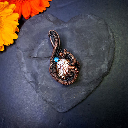 TUTORIAL - heady wire weave pendant