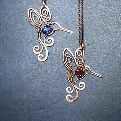 TUTORIAL - Humming bird pendant - copper wire tutorial