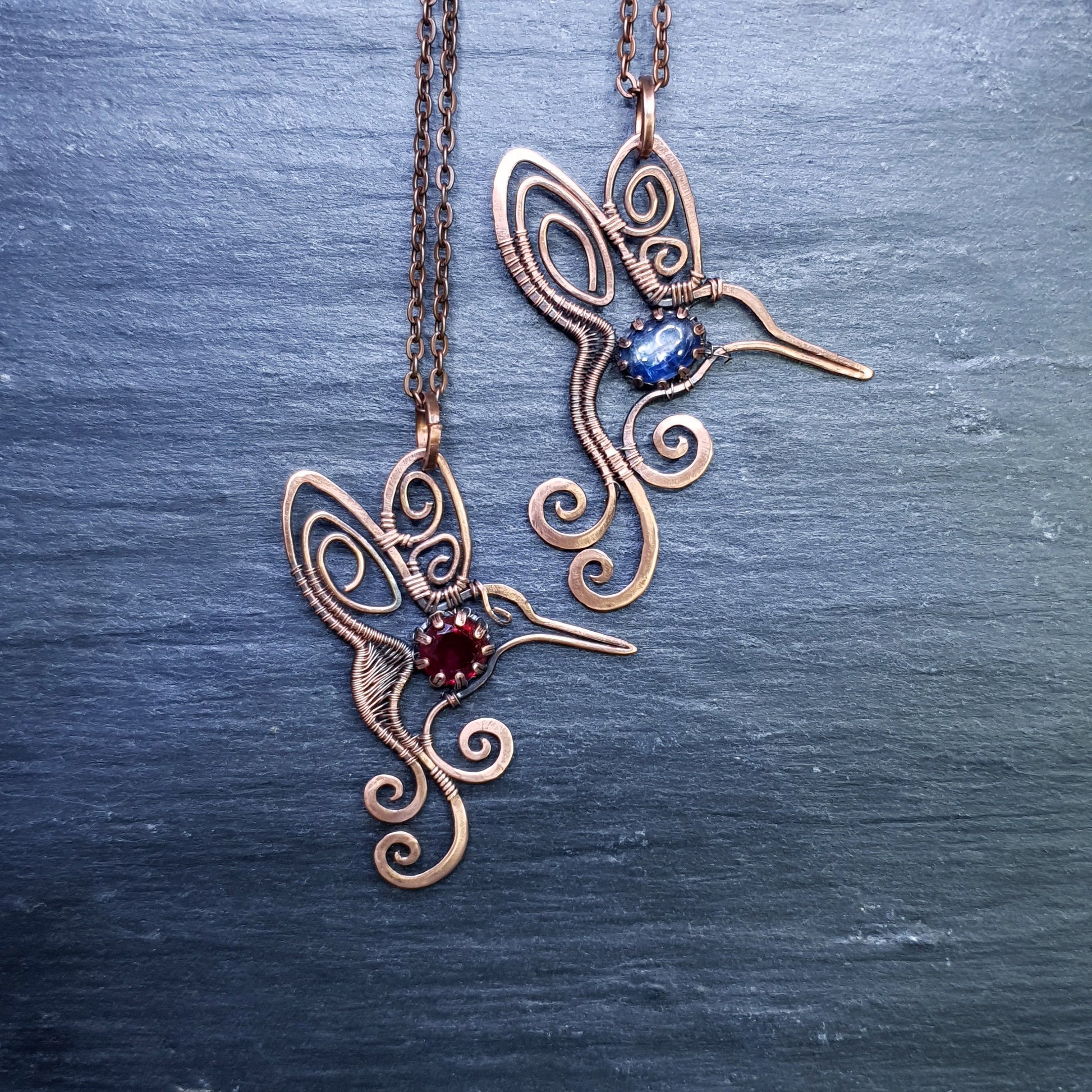 TUTORIAL - Humming bird pendant - copper wire tutorial