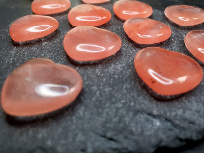 Cherry quartz heart - 20 mm