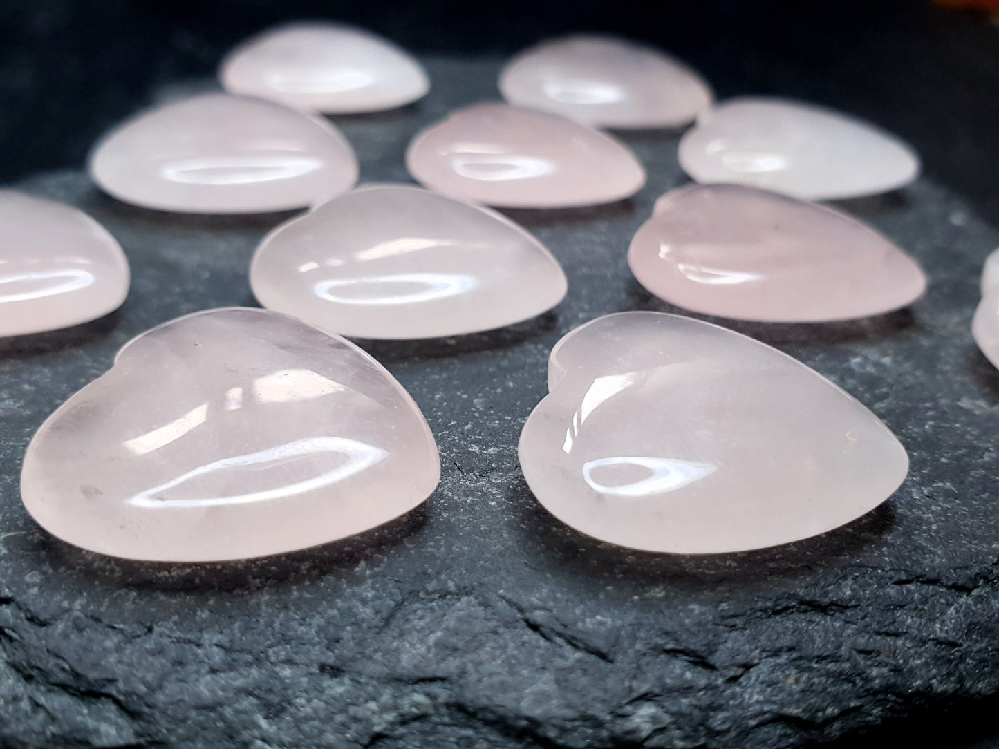 Rose quartz heart - 20 mm