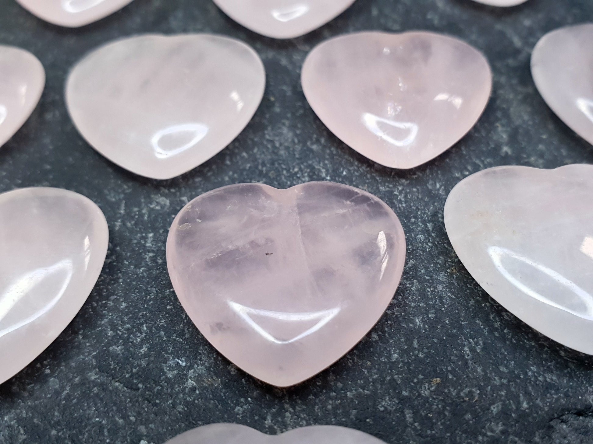 Rose quartz heart - 20 mm