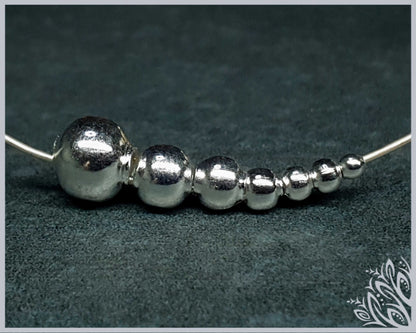 Silver plated beads