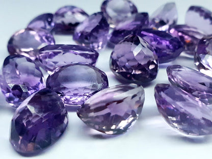 Amethyst - oval facet cut - various sizes