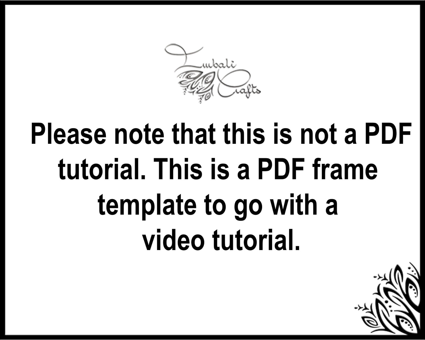 PDF frame + tutorial for 'floating heart' tutorial