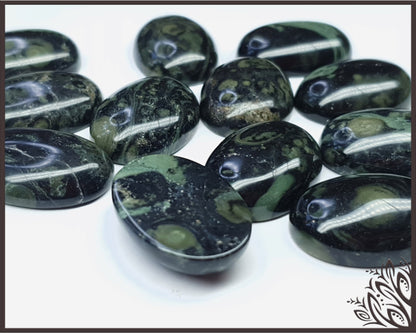 GSO048 -jasper kambaba - 25x18 mm - oval imbali crafts