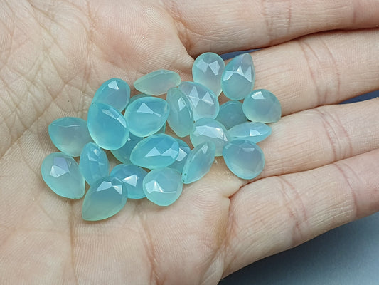 Chalcedony - Pear - 11 mm - blue