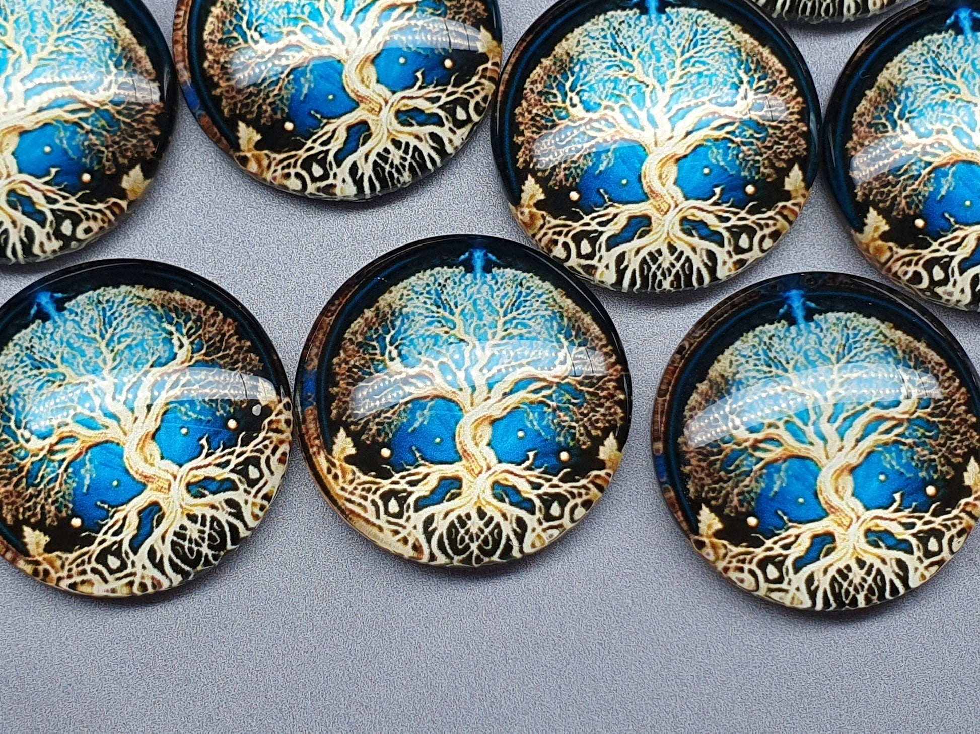 Tree of life cabochon - 20 mm - Winter