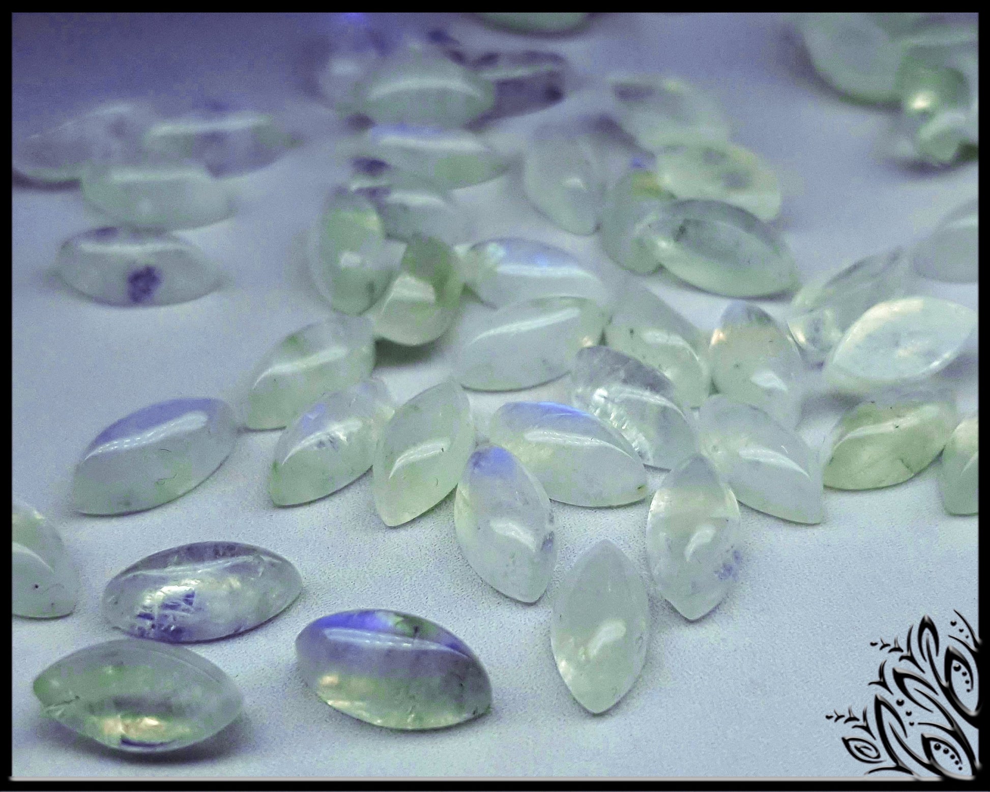 Rainbow moonstone - marquise - 10 mm