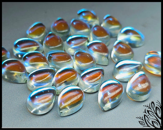 Aura cabochon - pear - 14 mm