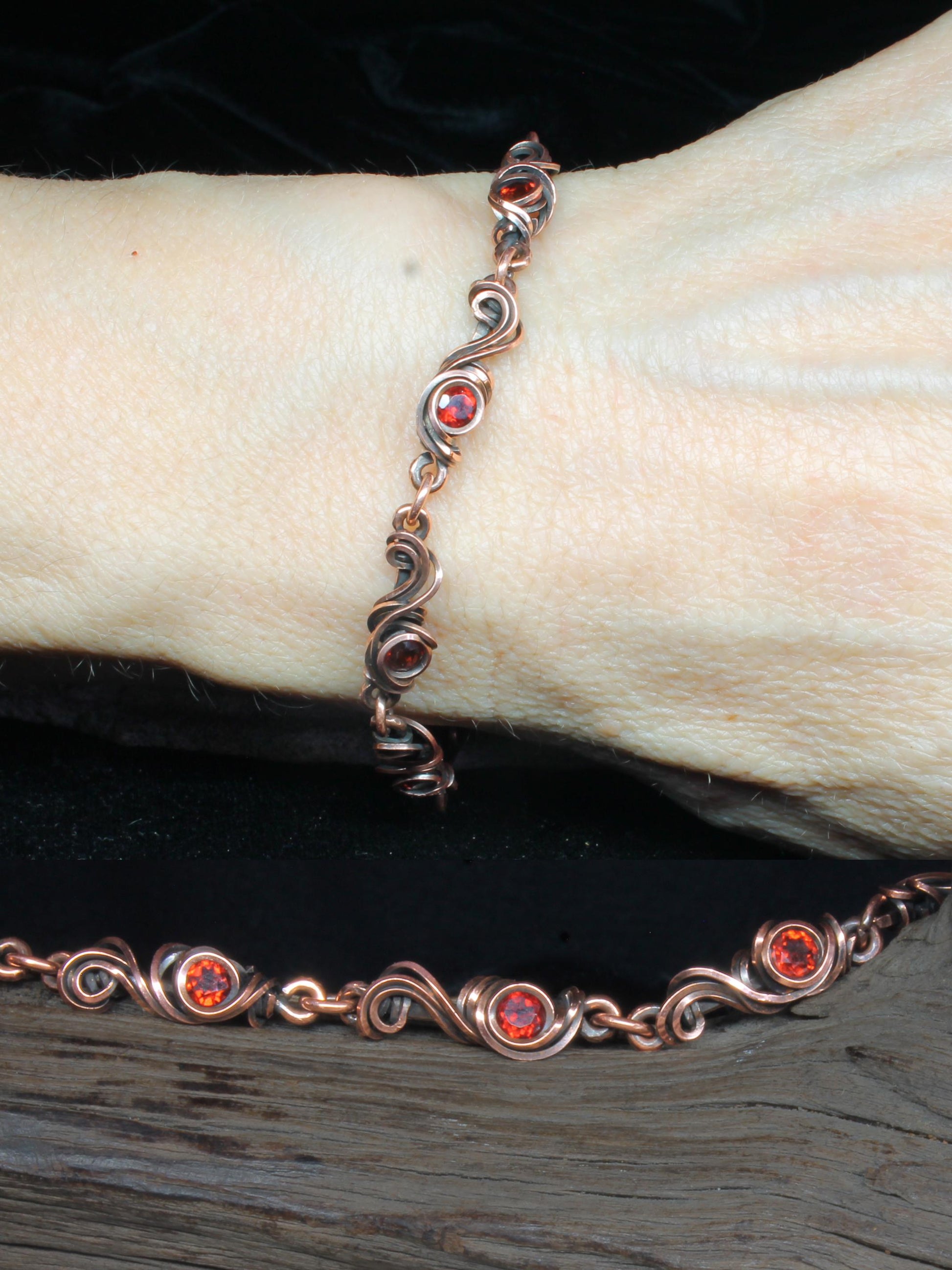 PDF TUTORIAL - Wire filigree link bracelet