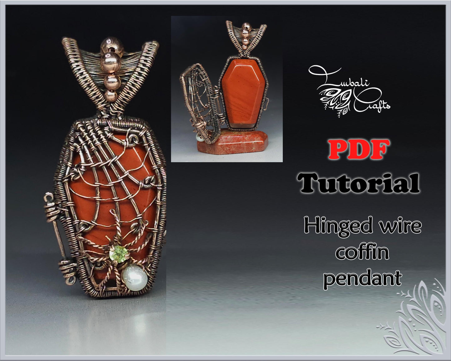 PDF TUTORIAL - Wire filigree link bracelet