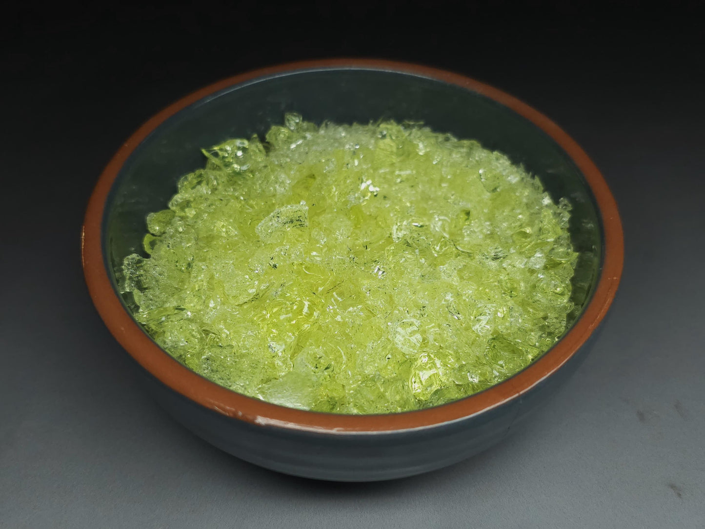 Uranium glass - crushed glass - 5g - 10g