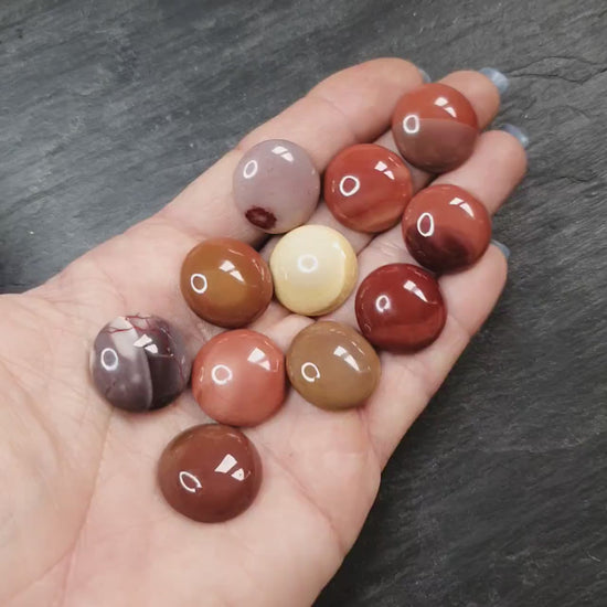 Mookaite cabochon - round - 20 mm