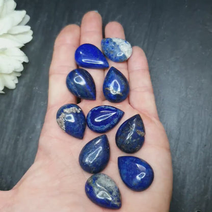 Lapis lazuli - pear - 25 mm