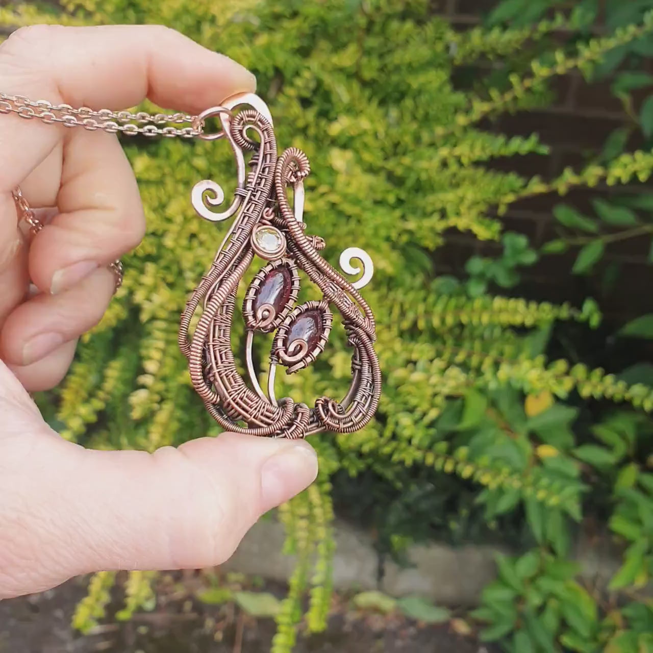 PDF tutorial 'Solstice' - wire weaving pattern - pendant tutorial