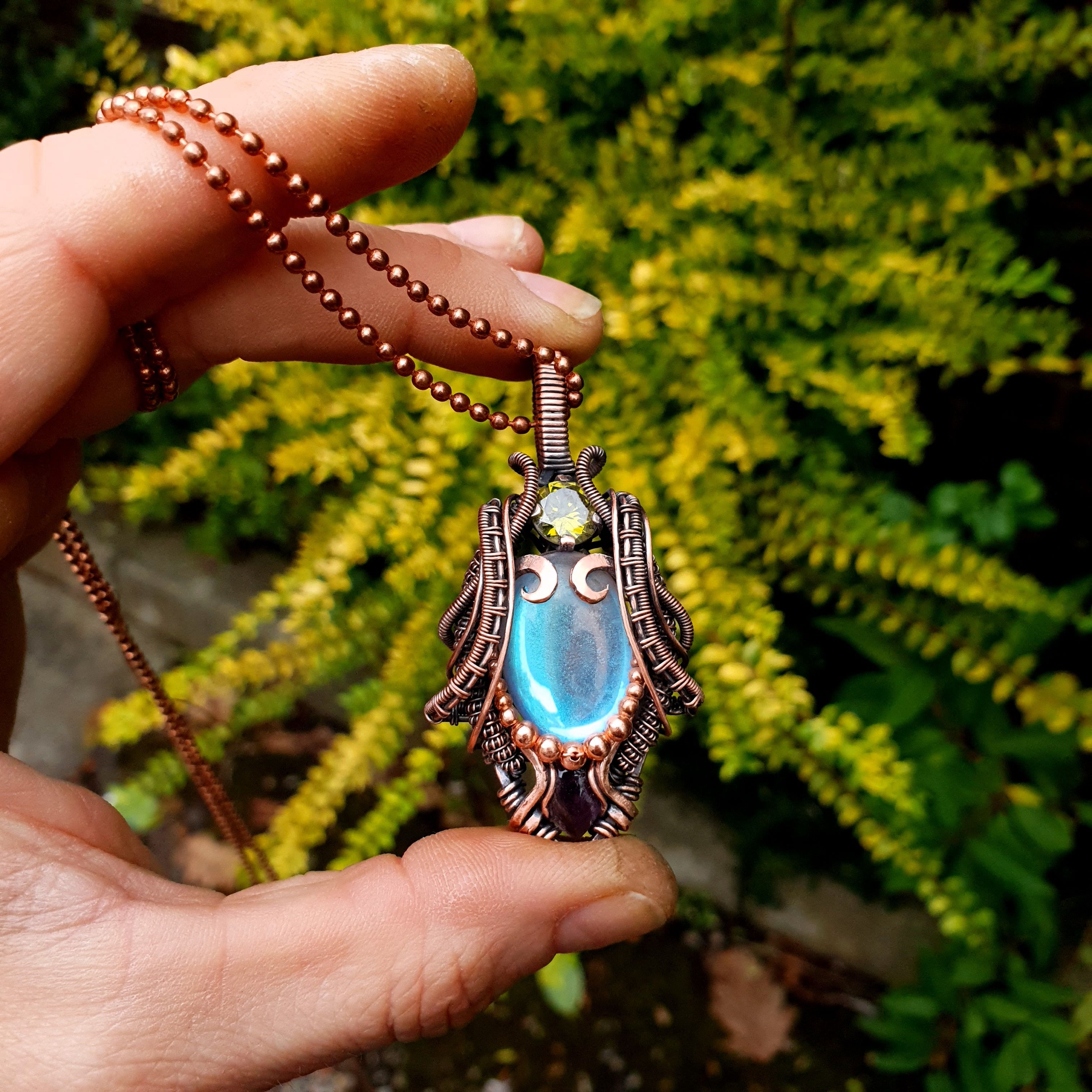 TUTORIAL + KIT - Skadi - goddess amulet