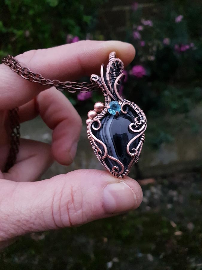 ace of spaces copper pendant imbali crafts