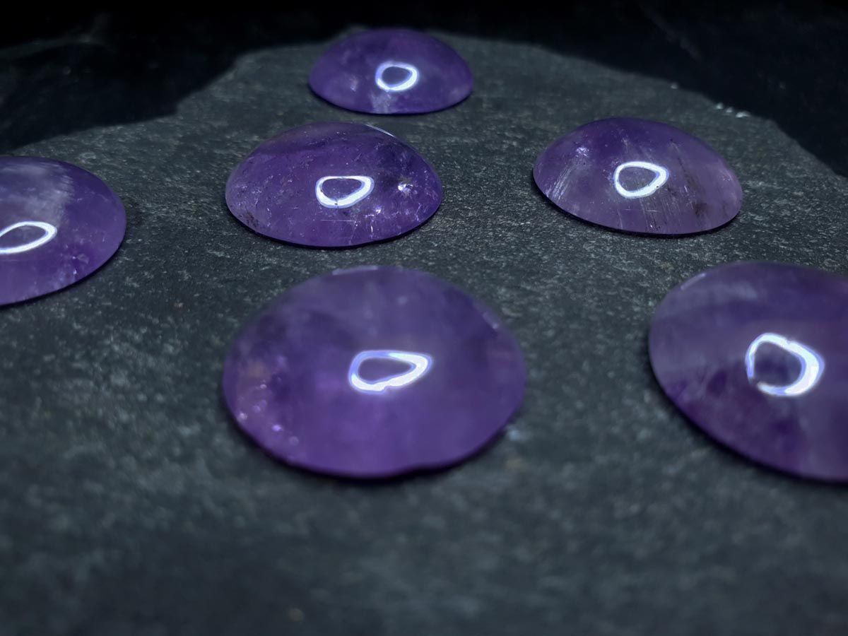 20 mm Amethyst cabochon imbali crafts