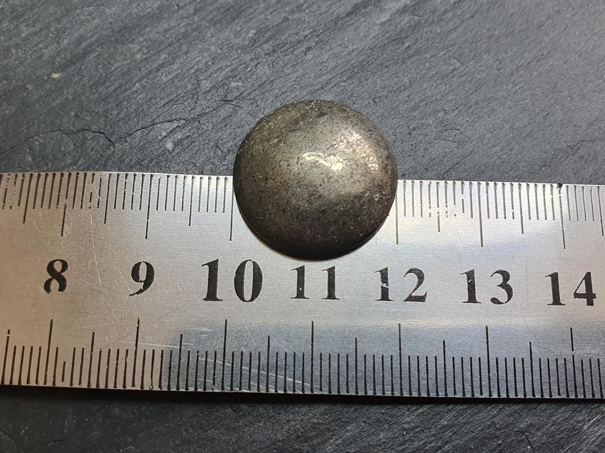 20 mm pyrite cabochon imbali crafts