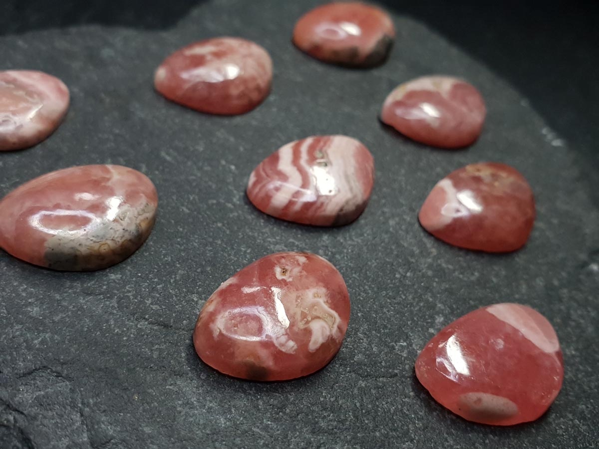 Rhodochrosite pear 20 mm imbali crafts