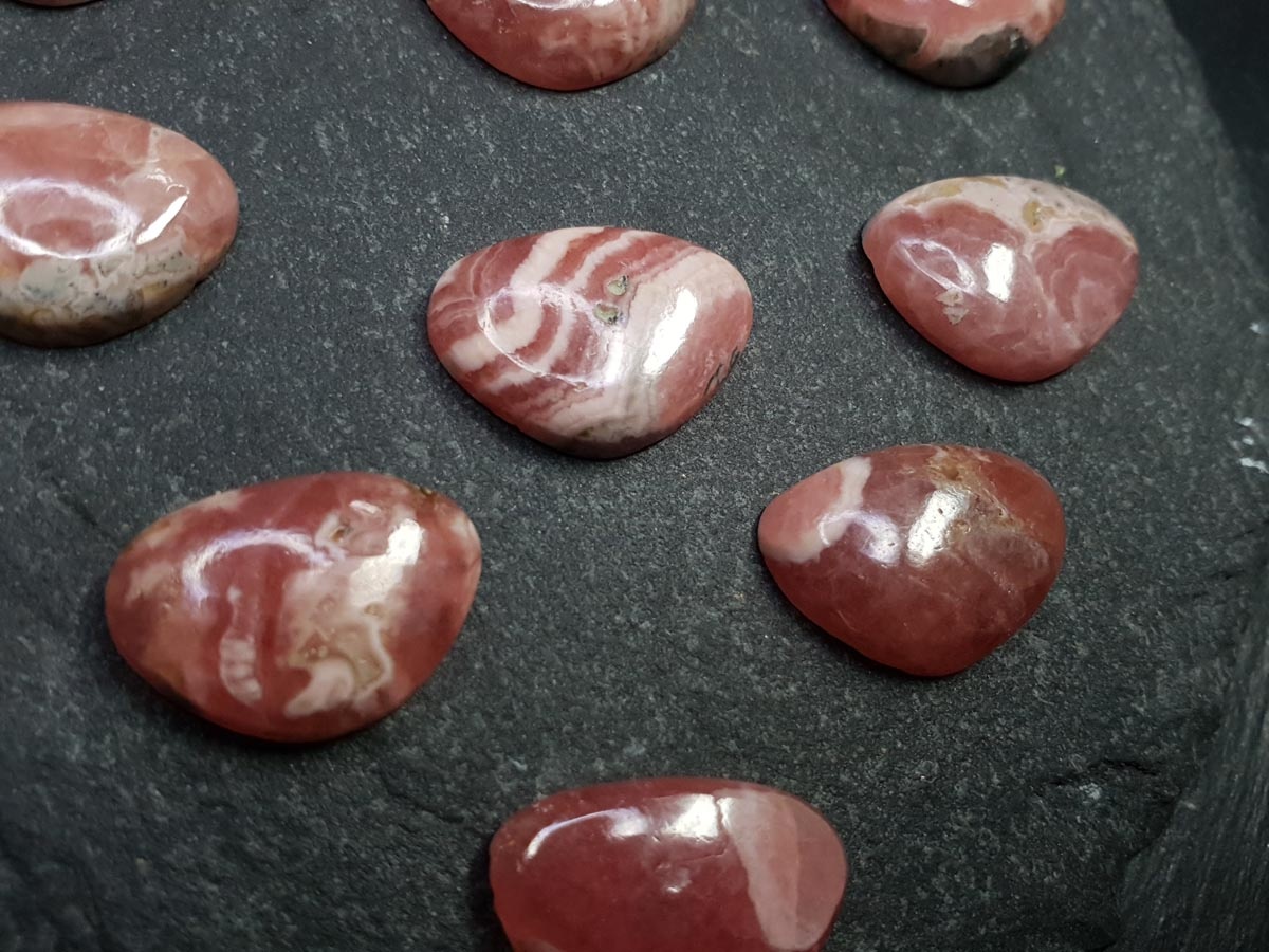 Rhodochrosite pear 20 mm imbali crafts